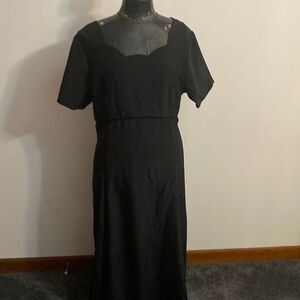 Stage Accents Performance Apparel Vintage Black dress, size 20